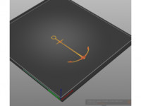 Tactile image: Anchor 3D model