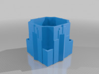 Geometric Storage container 3D model