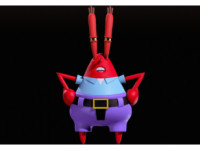 Mr.Krabs 3D model