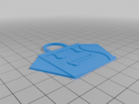 Celine bag keyring 3D model