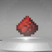 Redstone key ring 3D model