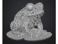Ornate Frog 3D model