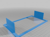 Car Stereo Bezel Plate 3D model