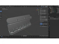 Hangable spice rack 3D model