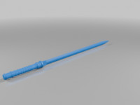 Blade's Daywalker Sword (prinatble interlocking sections) 3D model