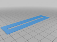 bookmark with reading slot 3D model