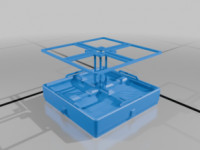 No Man's Sky NMS CubeRoom Planter Mega Base Part 3D model