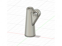 Lantern rod adapter 3D model