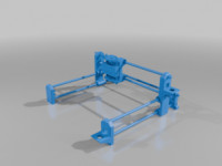 First CNC printer project 3D model