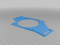 HomeRacker 92mm Fan Bracket 3D model