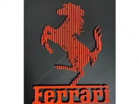 Layered Ferrari Logo 3D model