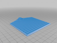 Fly swatter 2.8mm hole 3D model
