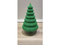 Fidget Christmas Tree Twist-to-Click Keychain 3D model