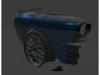 BMW e30 Wide Body Fender V1 3D model