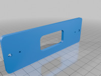 S1 Rx7 Indicator Adapter plate 3D model