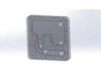 Basic PC DDC Pump Distro Res Combo 3D model