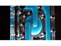 Custom PC D5 Distro Plate 3D model