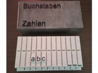 magnetic letters and box 3D model