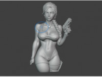 lara croft 3D model