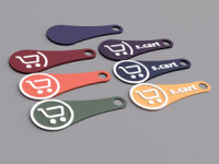 Shopping Cart Token 3D model