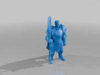 Paladin dnd 3D model