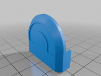 Range finder Pin and Stalk Helmet Cap 3D model