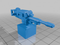 machine gun brick 3D model