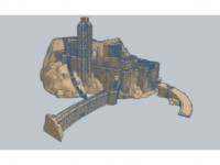 Helms Deep 10mm Scale v2 3D model