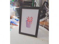 Minimalistic 4x6 picture frame 3D model