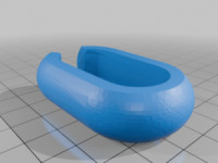 TPU Bumper for 1x3 Keychain Case/Fidget 3D model