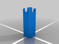 Modern Chess Board and Pieces 3D model