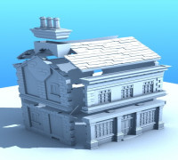 Victorian House Construction Set 3D model
