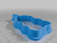 Starbucks Bearista Cookie Cutter 3D model
