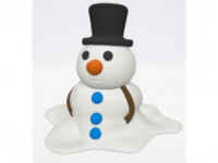 MELTING SNOW MAN 3D model