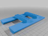 lego pontoon boat 3D model