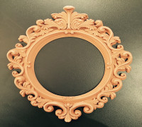 Baroque Picture Frame  3D model