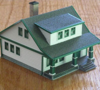 HO Scale Lasalle House 3D model