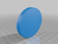 MFT camera body cap (adapter cap) 3D model
