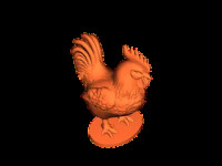 cool chicken 3D model