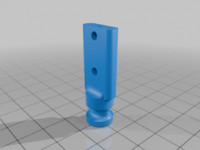 Curtain hook 3D model
