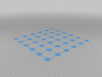 36pt Bed Leveling Mesh for 300x300mm Bed 3D model