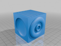 Sensory/fidget cube toy 3D model