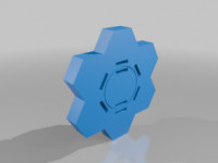 Wind Direction Indicator for Hex-Based Games 3D model