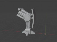 Confederation Dropship Alternative Leg 3D model