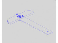 Tablet T-square 3D model