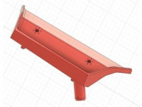 PM gouttiere central 3D model