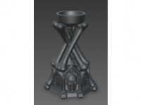 Gothic tealight holder 3D model