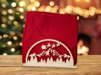 Festive Table Tissue Holder 3D model