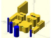 Parameterized Cylinder Storage Case and Lid 3D model