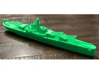 USS ALABAMA  (BB-60) 3D model